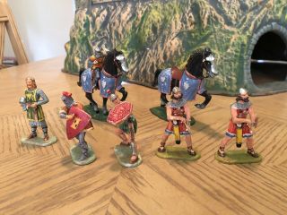 Elastolin - Germany Medieval Castle with Soldiers/ Horses 1960’s 4