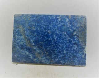 VERY RARE ANCIENT NEAR EASTERN LAPIZ LAZULI RELIEF PANEL SCENE OF SOLDIERS 2