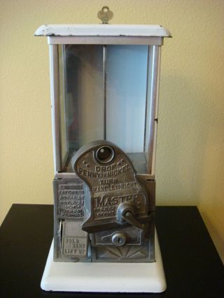 Master Penny And Nickel Gumball Machine With Key