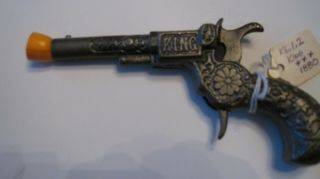 ANTIQUE STEVENS “KING” CAST IRON CAP GUN 1880 2