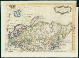 1749 Antique Map - Voyages Of Marco Polo Rubuqiis Jenkinson Silk Route (22)