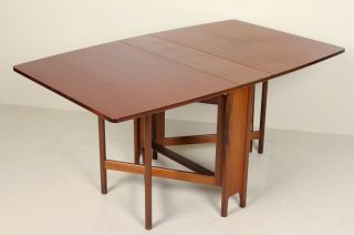 Vintage Teak Gateleg Dining Table 60s 70s 6