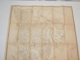 1857 Plan Map of Mount Auburn Cemetery Cambridge Massachusetts Antique Map 1857 4