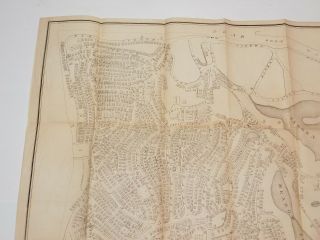 1857 Plan Map of Mount Auburn Cemetery Cambridge Massachusetts Antique Map 1857 9