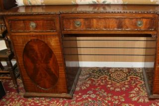 JAS SHOOLBRED & CO WONDERFUL ANTIQUE MAHOGANY SIDEBOARD - STAMPED DRAWERS 2