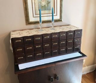 Antique 24 Drawer General Store Apothecary Cabinet,  Great Shape