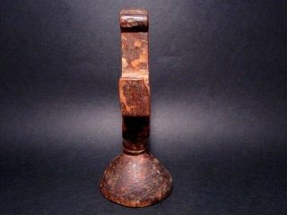 EXTREMELY RARE ANTIQUE 1700 - 1800s.  WOODEN CROSS BREAD PROSPHORA STAMP, 2
