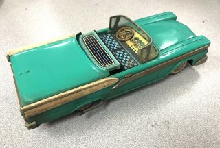 TIN LITHO Cragstan 1959 FORD FAIRLANE 500 JAPAN Toy Car,  Automobile 2