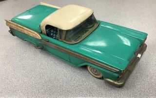 TIN LITHO Cragstan 1959 FORD FAIRLANE 500 JAPAN Toy Car,  Automobile 4