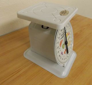 VINTAGE AMERICAN FAMILY SCALE 25lb KITCHEN UTILITY FOOD SCALE 2