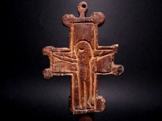 EXTREMELY RARE ANTIQUE 1800’s.  WOODEN CROSS BREAD PROSPHOR STAMP 7