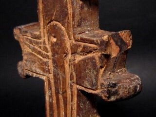 EXTREMELY RARE ANTIQUE 1800’s.  WOODEN CROSS BREAD PROSPHOR STAMP 8