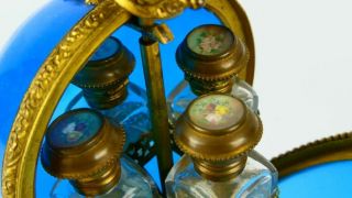 1850 ' s LOUIS XV - STYLE OPALINE GLASS PERFUME SUITE 4