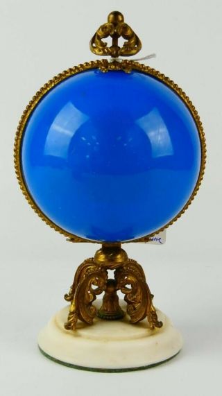 1850 ' s LOUIS XV - STYLE OPALINE GLASS PERFUME SUITE 9
