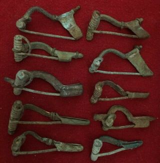Roman Celtic ancient brooches fibula artifacts 1 - 3 century AD 2
