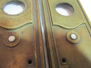 Antique Regal Bronze/Brass Door Knob Backplates 5