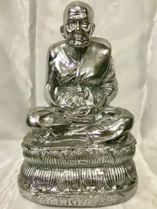Phra Lp Tuad Rare Old Thai Buddha Amulet Pendant Magic Ancient Idol Art Decor 87