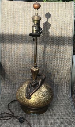 Olive Kooken Art Deco Nude Naked Lady Lamp (1910 - 1948) A, 7