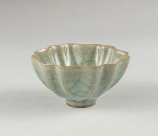 Chinese Antique/vintage Celadon Glazed Porcelain Teacup