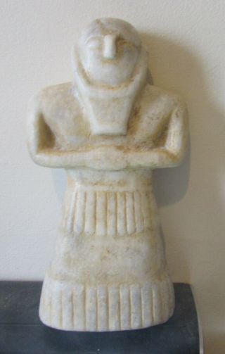 Scarce Circa 3000 - 2000bce Ancient Near Eastern Steatite Stone Worshipper Statue