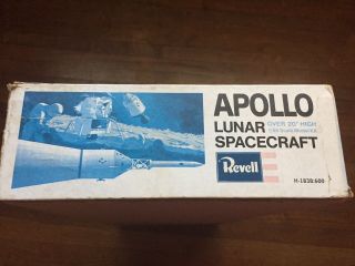 Vintage 1967 Revell Apollo Lunar Spacecraft Model Kit 1/48 Scale Complete 3