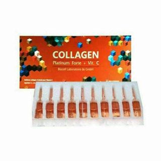 3 Boxs Collagen Platinum Forte Vit C Bio Cell Whitening Skin Wrinkles Dark Spots 6
