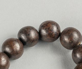 Chinese Antique Agarwood & Agate Prayer Beads 6