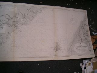 Vintage Admiralty Chart 1760 China To Formosa/taiwan 1912 Edition