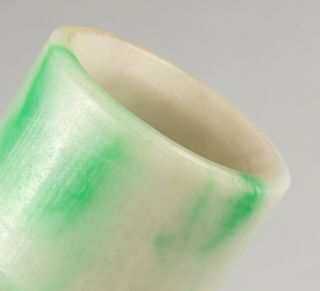 18 - 19th Chinese Antique Jade Jadeite Archer ' s Ring With Tin Box 9