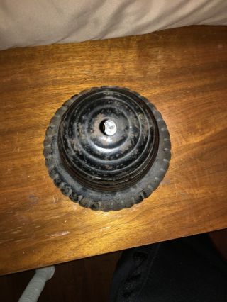 Antique Cast Iron Beehive String Twine Holder Counter Top 3