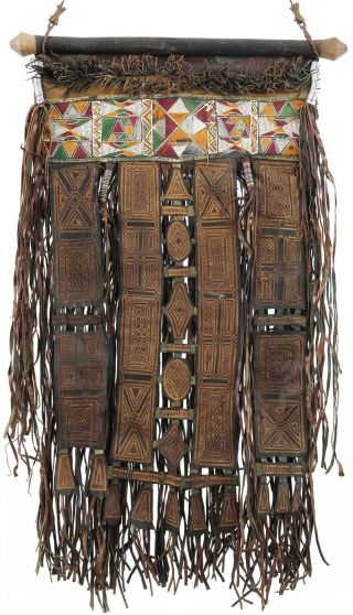 Old African Art Tuareg Leather Tent Decoration Mali Niger Sahara Desert Ethnic