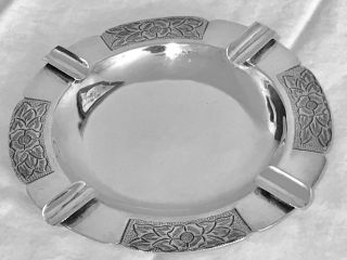 Vintage Metropol Mexican Sterling Silver Ashtray 3
