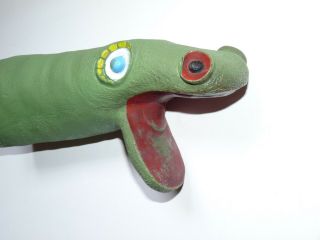 Rare Early Beany & Cecil Time For Beany Toy Hand Puppet 1950 Seasick Sea Serpent 4