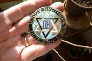 Jewish Star Of David On A Dodge Brothers Car Emblem Very Old