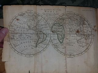 1747 The Preceptor Vol Ii London Maps Of California As An Island Edmund Bowen