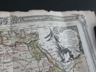 L.  Brion L ' Afrique Antique 1765 Hand Colored Copper Engraving Map - Africa 11x14 8