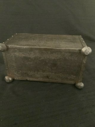 17th Century Locking Mechanism Iron Box 8
