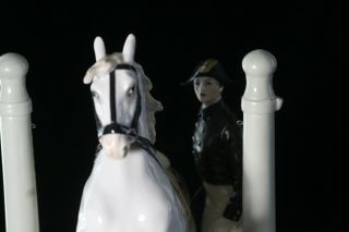 In Dei Pilaren Augarten Vienna Spanish Horse Riding School Lipizzaner Figurine 3
