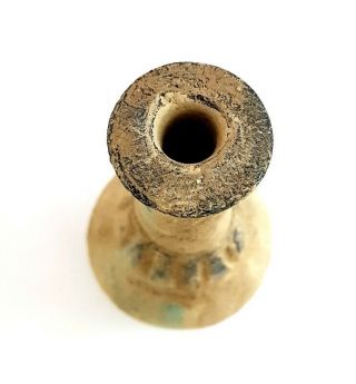 Very Very Rare Ancient Egyptian Antique Vessel Pharonic Stone Art Vase Faience 3