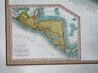 1830 UNUSUAL MAP TEXAS CALIFORNIA in MEXICO UNITED STATES ARIZONA 3