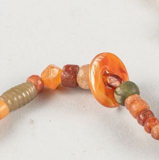 Chinese/Tibetan Antique Agate&Jade Necklace 4