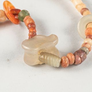 Chinese/Tibetan Antique Agate&Jade Necklace 5