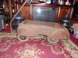 ANTIQUE,  VINTAGE,  PULL WAGON,  PEDAL CAR,  METALCRAFT,  STEELCRAFT,  MURRAY,  AIRFLO,  PULL WA 7