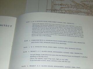 1963 FRANK LLOYD WRIGHT BUILDINGS PLANS & DESIGNS 100 Prints WASMUTH PORTFOLIO 6