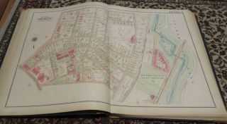 Atlas of the Town of Brookline Massachusetts - 1913 - G.  W.  Bromley - Color Plates 7