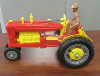Vintage MARX FIX - ALL TRACTOR with TOOLS & ACCESSORIES w/ORIGINAL BOX 2
