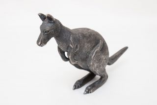 Antique William Drummond Co Melbourne Pure Australian Silver Kangaroo – Sterling