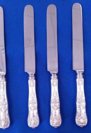 Tiffany & Co.  Sterling Silver English King Tea Spoons and Knives 20 pc.  Monogram 12