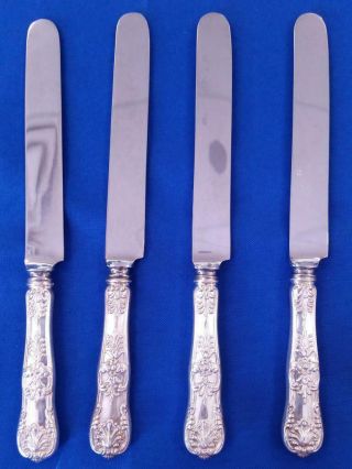 Tiffany & Co.  Sterling Silver English King Tea Spoons and Knives 20 pc.  Monogram 5