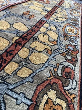 Auth: Vintage Voisey Arts And Crafts Rug TOP Quality Tufenkian Beauty 9x12 NR 11
